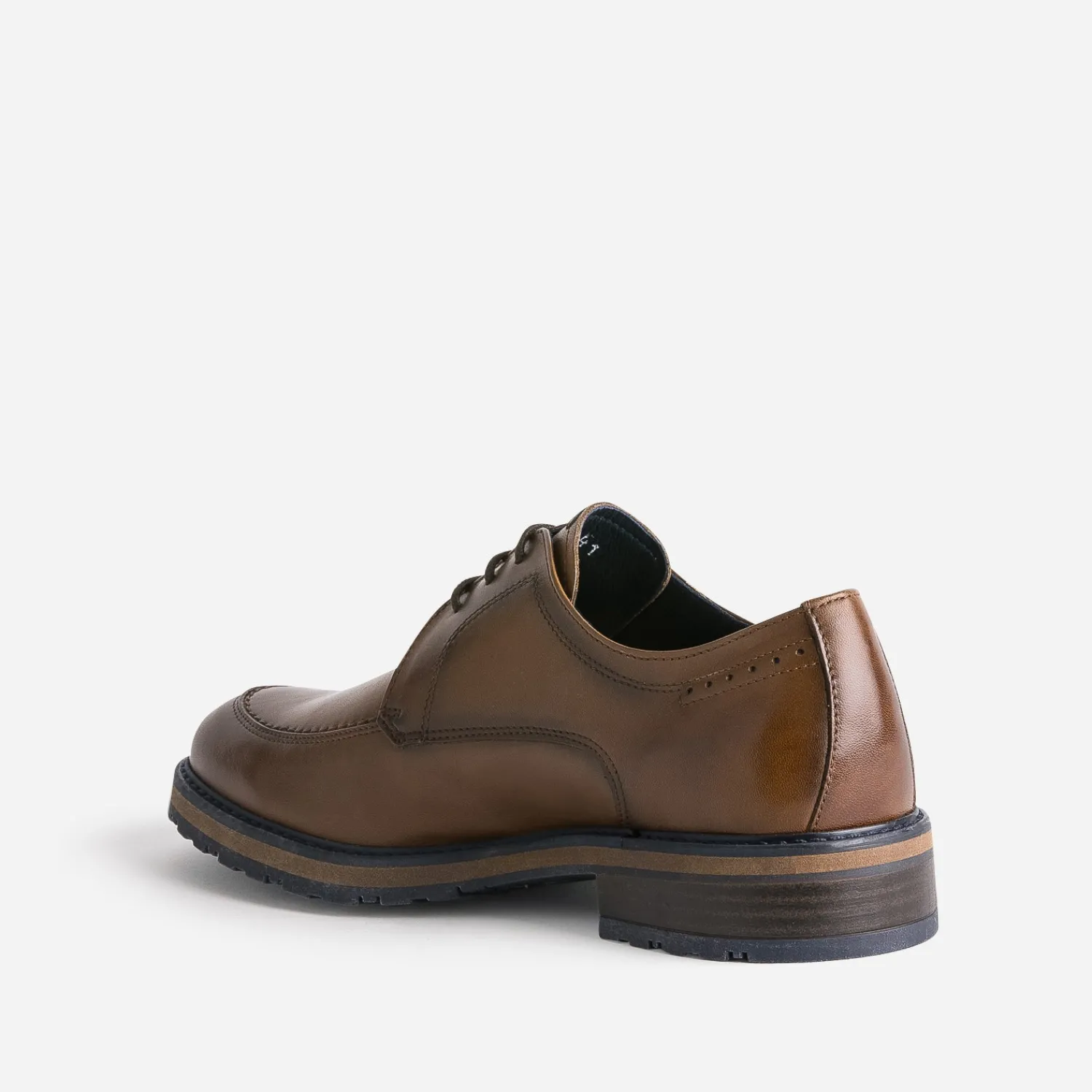 Fluchos Chaussures De Ville^Derby marron clair en cuir COGNAC