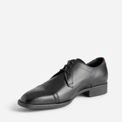 Fluchos Chaussures De Ville^Derby cuir bout droit NOIR