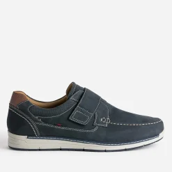 FRANCE ARNO Chaussures De Ville|Baskets/Tennis^Derby bleu cuir nubuck MARINE