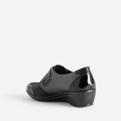 FRANCE ARNO Derbies^Derby gun et en cuir NOIR