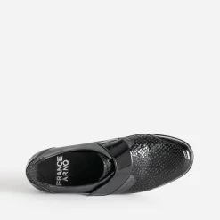 FRANCE ARNO Derbies^Derby gun et en cuir NOIR