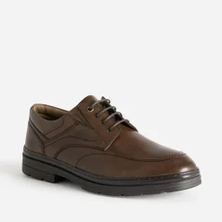 FRANCE ARNO Chaussures De Ville^Derby en cuir MARRON