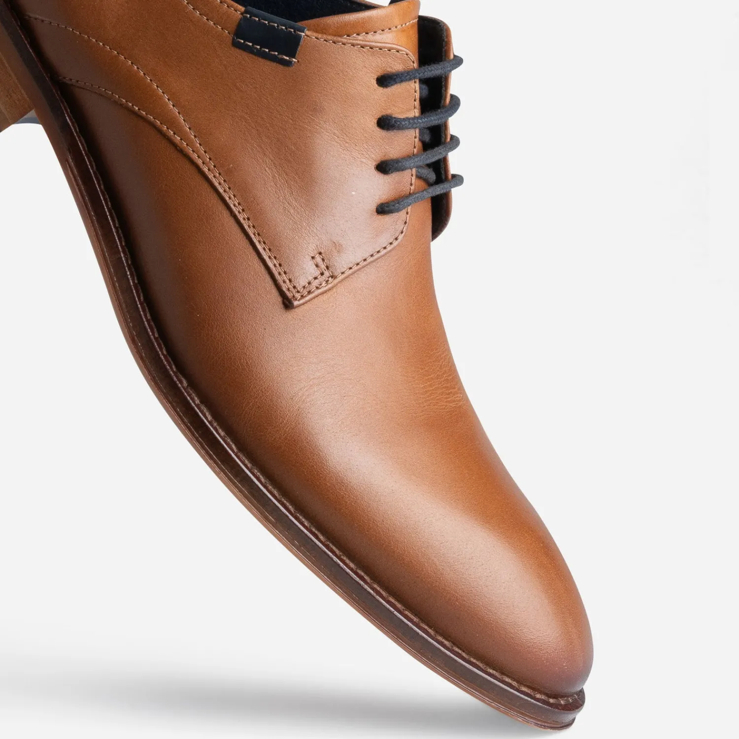 Eram Chaussures De Ville^Derby homme FRANCE ARNO cuir COGNAC