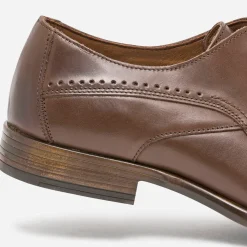 Eram Chaussures De Ville^Derby éco-conçu en cuir MARRON