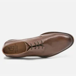 Eram Chaussures De Ville^Derby éco-conçu en cuir MARRON