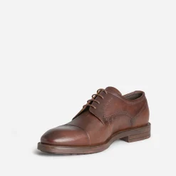Eram Chaussures De Ville^Derby cuir bout droit MARRON