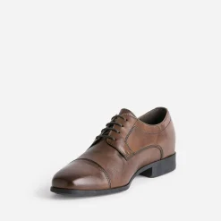 Eram Chaussures De Ville^Derby cuir bout droit MARRON