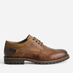 Eram Chaussures De Ville^Derby cuir semelle crantée MARRON