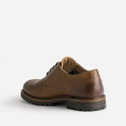 Eram Chaussures De Ville^Derby cuir semelle crantée MARRON