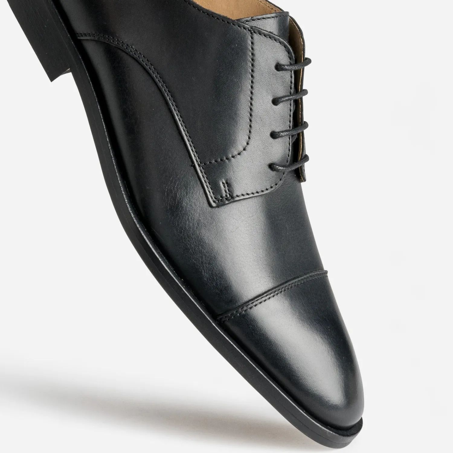 Eram Chaussures De Ville^Derby cuir bout droit NOIR