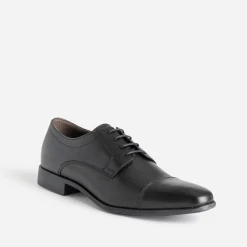 Eram Chaussures De Ville^Derby cuir bout droit NOIR
