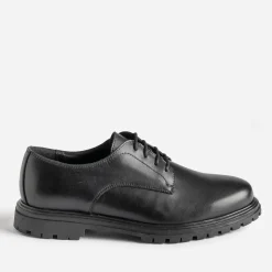 Eram Chaussures De Ville^Derby cuir semelle crantée NOIR