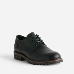 Eram Chaussures De Ville^Derby cuir semelle crantée NOIR