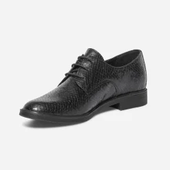 Eram Derbies^Derby embossé python NOIR