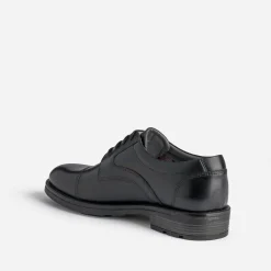 Eram Chaussures De Ville^Derby en cuir à doublure carreaux NOIR