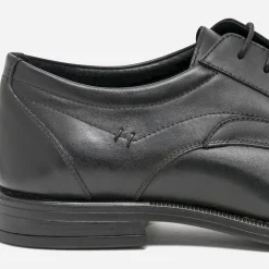 Eram Chaussures De Ville^Derby en cuir éco-conçu NOIR