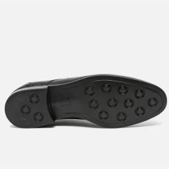 Eram Chaussures De Ville^Derby en cuir éco-conçu NOIR