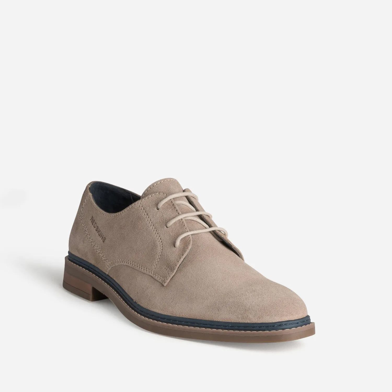 Redskins Chaussures De Ville^Derby cuir velours TAUPE