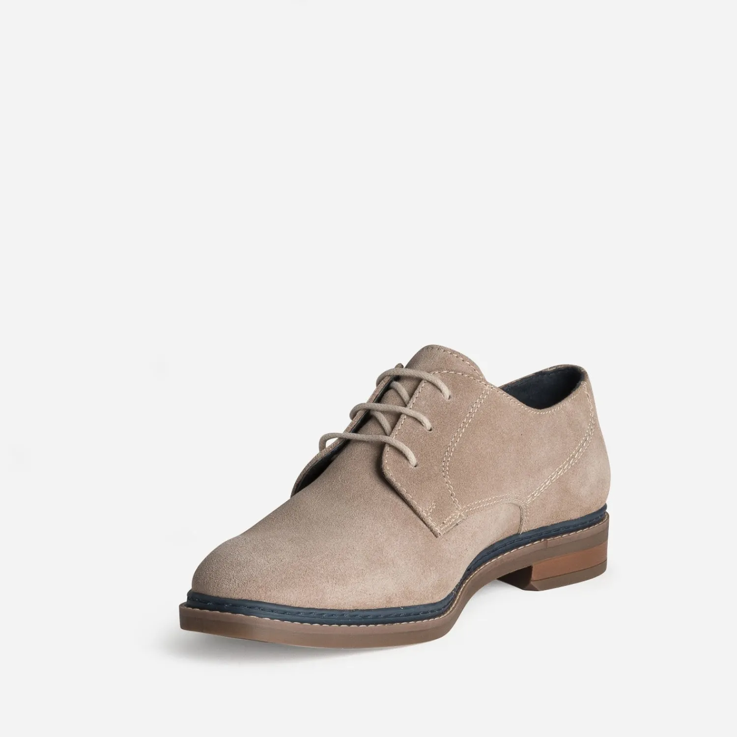 Redskins Chaussures De Ville^Derby cuir velours TAUPE