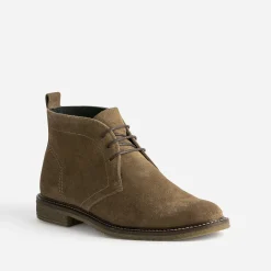 Eram Boots^Desert Boots en cuir velours CAMEL
