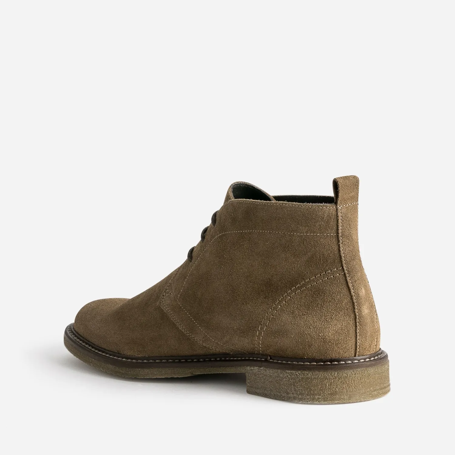 Eram Boots^Desert Boots en cuir velours CAMEL