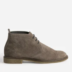 Eram Boots^Desert Boots en cuir velours TAUPE