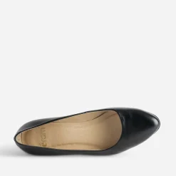 Eram Escarpins^Escarpin en cuir NOIR
