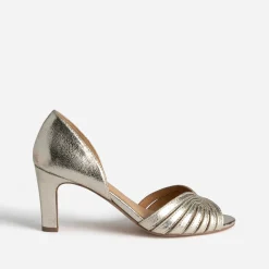 Eram Escarpins^Escarpin open-toe talon à gge OR