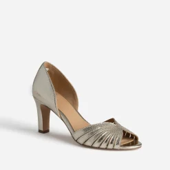 Eram Escarpins^Escarpin open-toe talon à gge OR