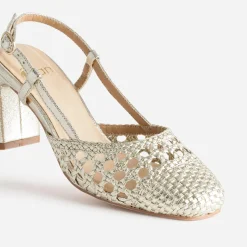 Eram Escarpins^Escarpin slingback tressé OR