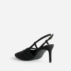 Texto Escarpins^Escarpin slingback suédé NOIR