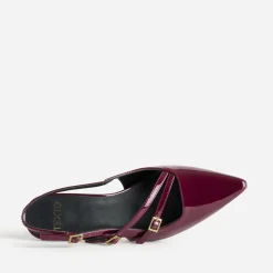Texto Escarpins^Escarpin slingback verni BORDEAUX