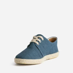 Eram Espadrilles^Espadrille marine en toile éco-conçu BLEU