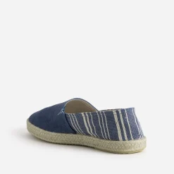 Eram Espadrilles^Espadrille e toile motif rayures BLEU