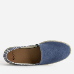 Eram Espadrilles^Espadrille e toile motif rayures BLEU