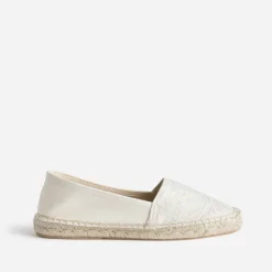Eram Espadrilles^Espadrille écrue et ée toile ARGENT