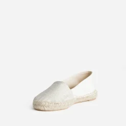 Eram Espadrilles^Espadrille écrue et ée toile ARGENT