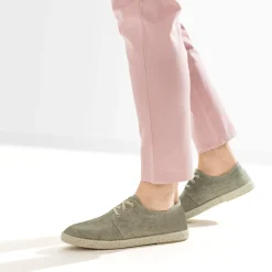 Eram Espadrilles^Espadrille en toile à lacet éco-conçu KAKI
