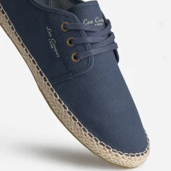 Lee Cooper Toiles|Baskets/Tennis^Espadrille bleu en toile MARINE