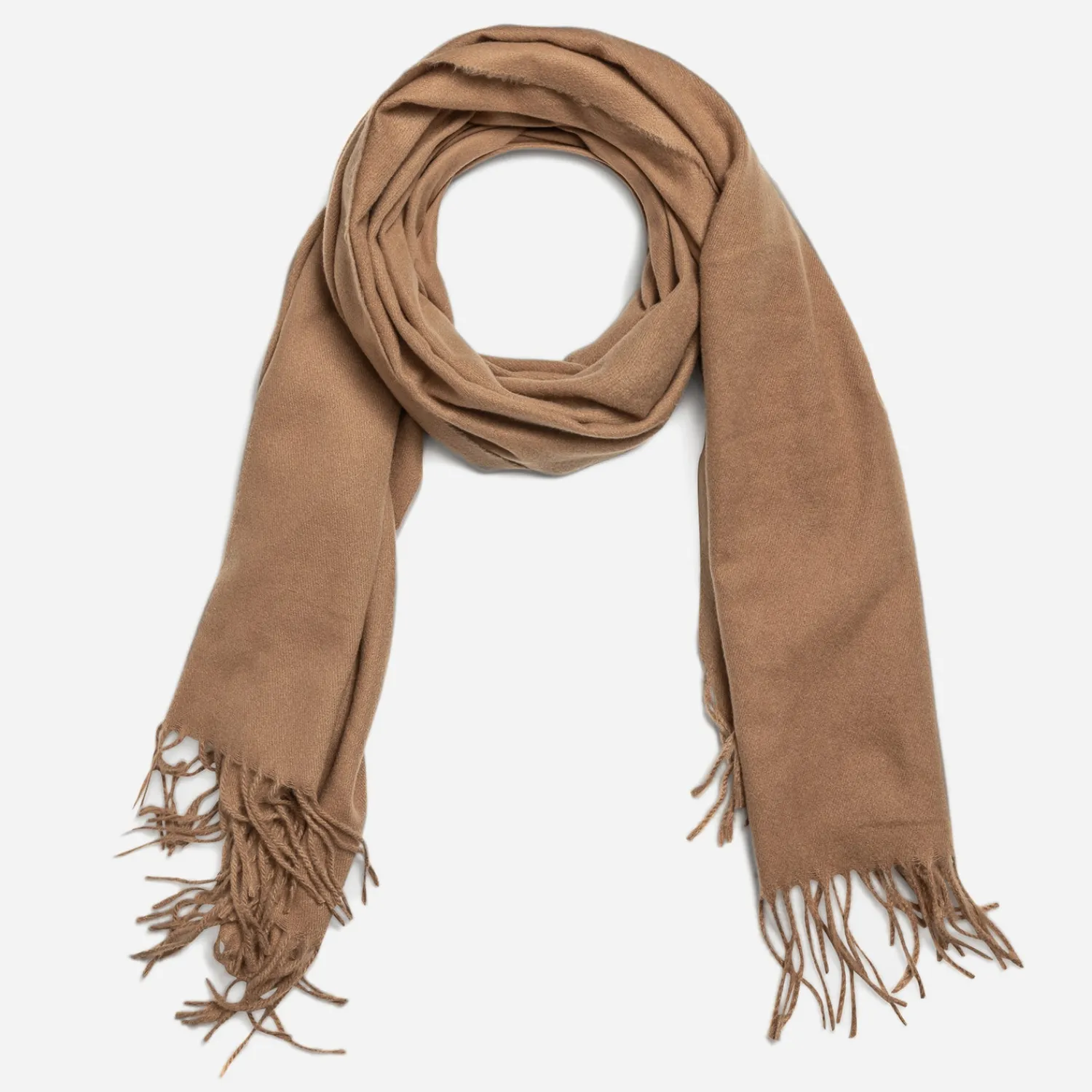 Eram Echarpes & Foulards^Etole camel frangée MARRON