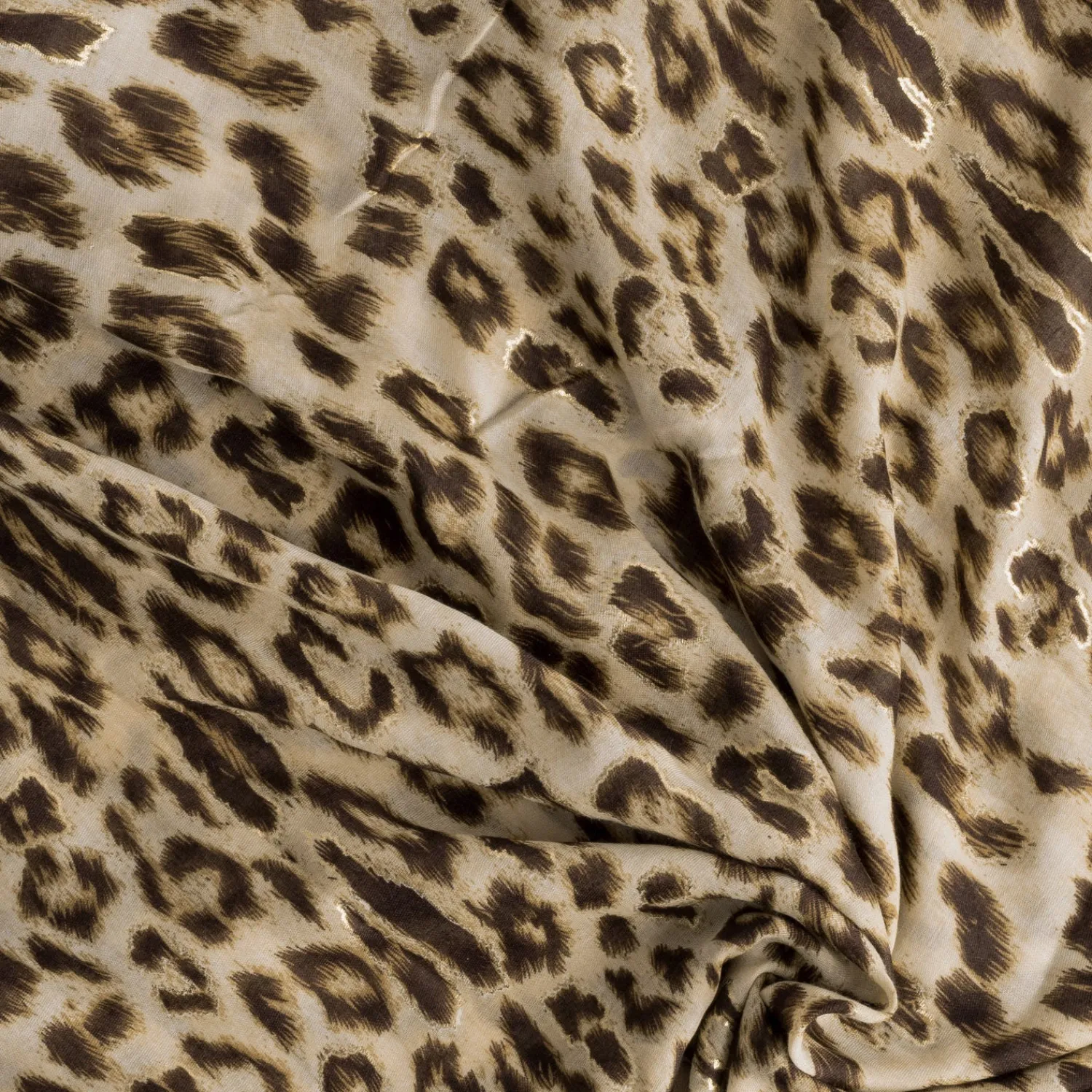 Eram Echarpes & Foulards^Foulard beige à motif léopard MARRON
