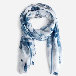 Eram Echarpes & Foulards^Foulard à motif fleurs bleues BLANC
