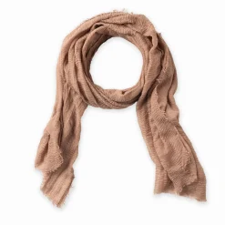 Texto Echarpes & Foulards^Foulard clair MARRON