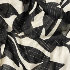 Eram Echarpes & Foulards^Foulard motif maxi feuilles NOIR