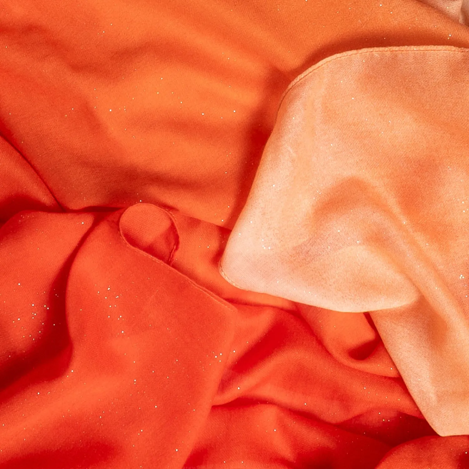Eram Echarpes & Foulards^Foulard pailleté effet deep dye ORANGE