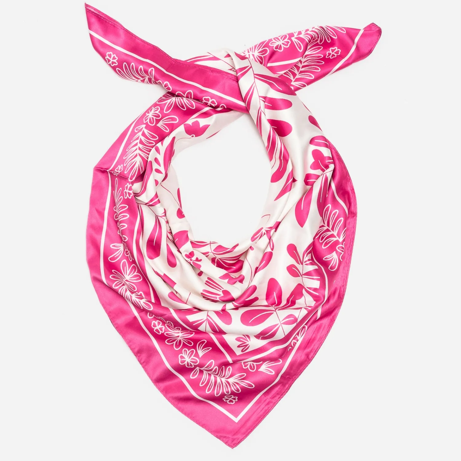 Eram Echarpes & Foulards^Foulard et blanc motif floral - Sélection Octobre ROSE