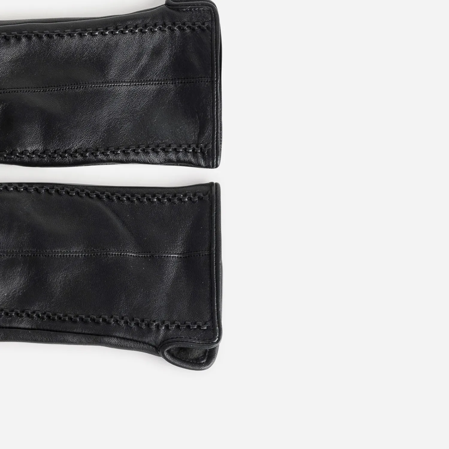 Eram Gants & Parapluie^Gants s en cuir avec détails embossés NOIR