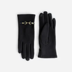 Eram Gants & Parapluie^Gants s en textile décor mors NOIR