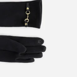 Eram Gants & Parapluie^Gants s en textile décor mors NOIR