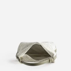 Eram Sacs Cabas^Grand sac brodé KAKI